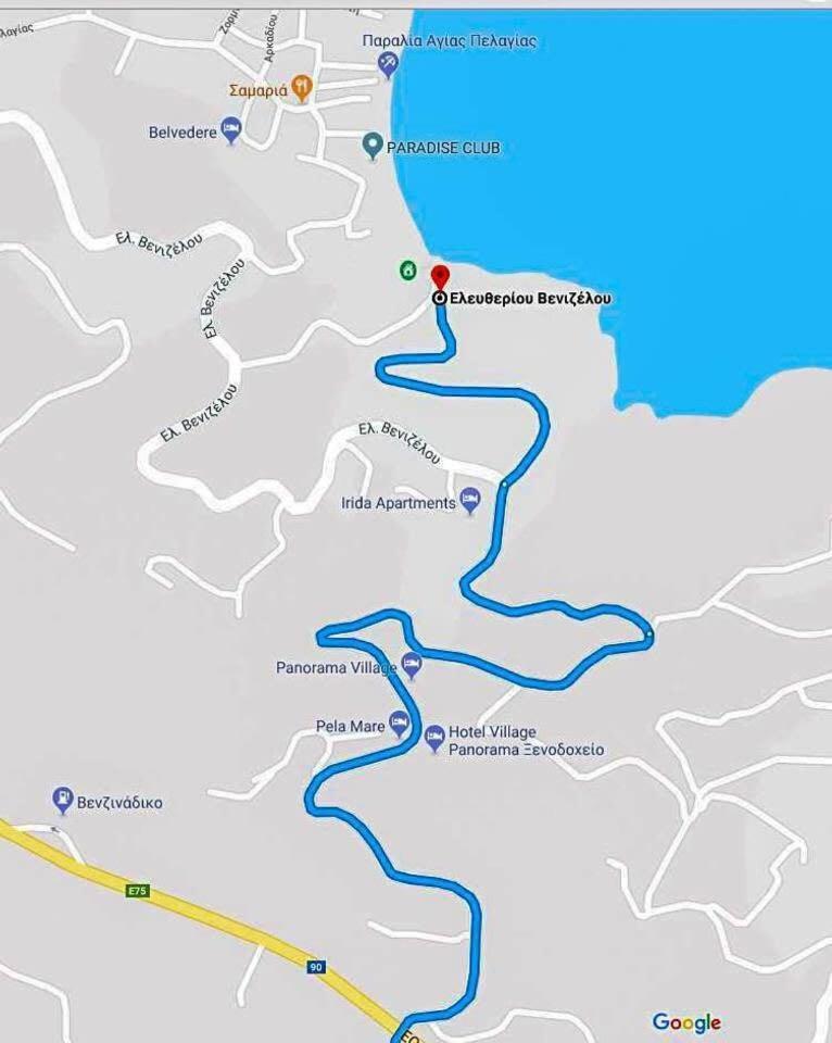Agia Pelagia Blue Apt With Seaview 50M From Sea Exterior foto