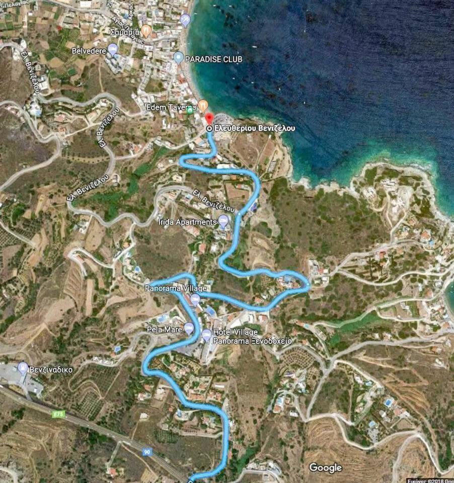 Agia Pelagia Blue Apt With Seaview 50M From Sea Exterior foto